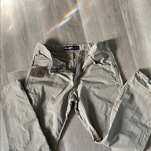 Wrangler Light Khaki Straight-Leg Pants